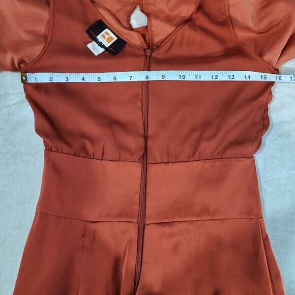 Boss‎ Orange by Hugo Boss Orange Silk Dress - Size 2 - Picture 10 of 10